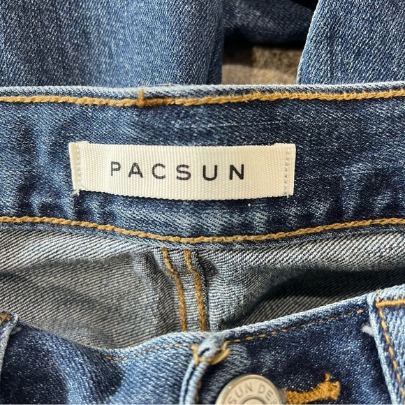 PacSun Jeans Men’s 30x31* Stacked Skinny Medium Indigo Wash Denim - Picture 6 of 9